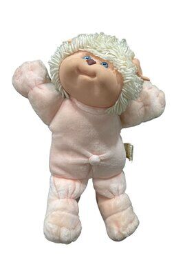 Cabbage Patch Kids Koosas Plush Doll Pink Outfit 1983 Vintage Soft Toy